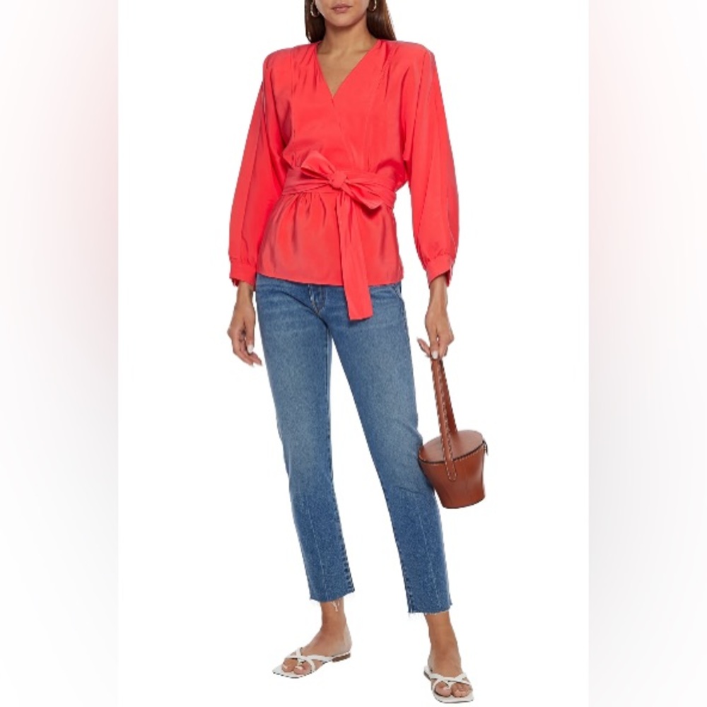 BA&SH Crepe Wrap Top
